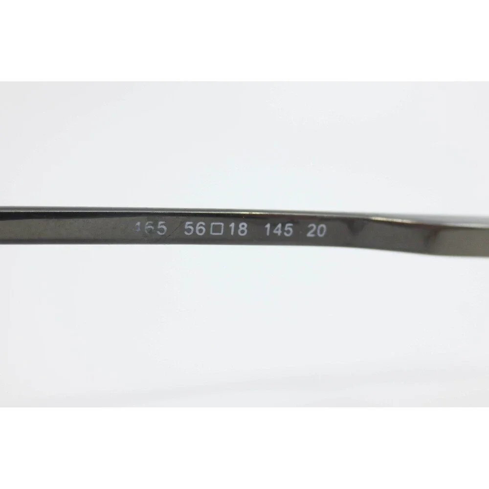 Turboflex Patented 465 Gunmetal Grey Rectangular Eyeglass Frames 56-18-145 20